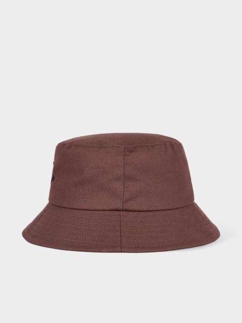 Paul Smith Mauve 'Happy' Bucket Hat