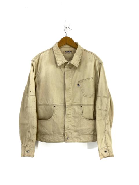 Other Designers Japanese Brand - Kansai Jeans Jacket Nice Pocket Design Japanese Design
