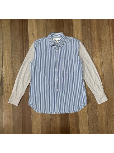Comme des Garçons SHIRT Comme Des Garcons Shirt Striped Cotton Sleeve Button down