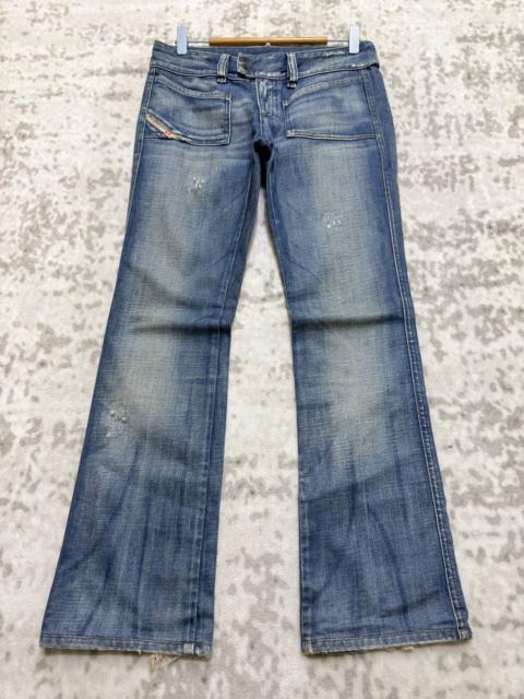 Diesel Diesel Bootcut Y2K Low Rise Distressed Light Wash Denim