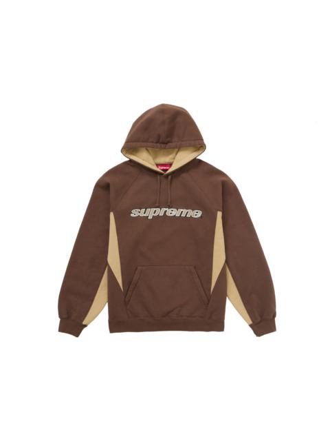 Supreme Supreme Division Hooded Sweatshirt Brown