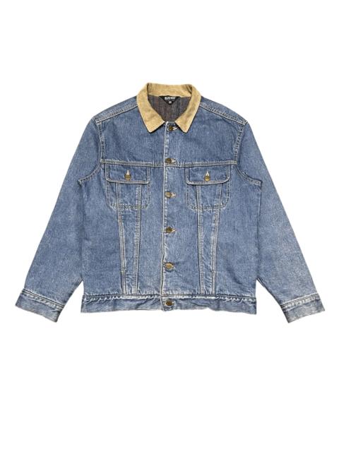 Other Designers Japanese Brand - Vintage Blue Way Blanket Lined Denim Trucker Jacket
