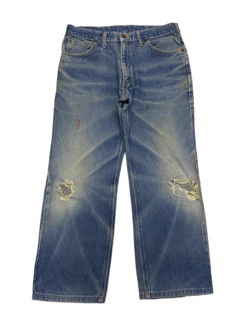 Other Designers VINTAGE 80s LEE US RIDERS SANFORIZED DISTRESSED BAGGY DENIM