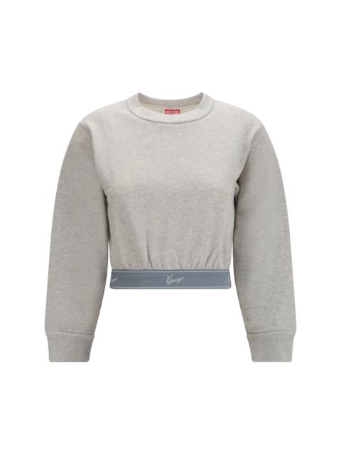 KENZO Kenzo Women Kenzo Signature Cropped Sweatshirt