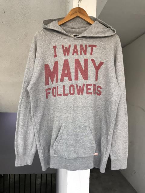 Hysteric Glamour VINTAGE RNA “ I WANT MANY FOLLOWERS “ HOODDIE