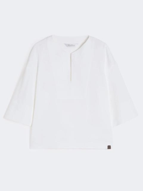 Other Designers Max Mara Pure Shorts Sleeves Shirt In Linen
