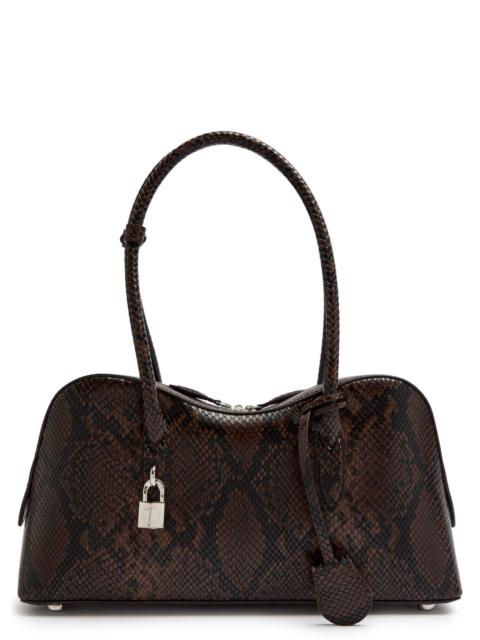 Stella McCartney Stella Mccartney Stella Ryder Medium Snake-effect Faux Leather Shoulder bag