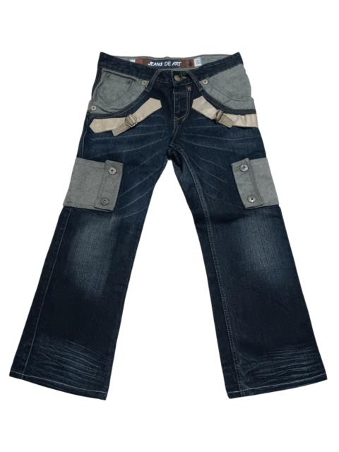 Other Designers Japanese Brand - JEANS DE ART MULTIPOCKETS KAPITAL LIKE BAGGY JEANS