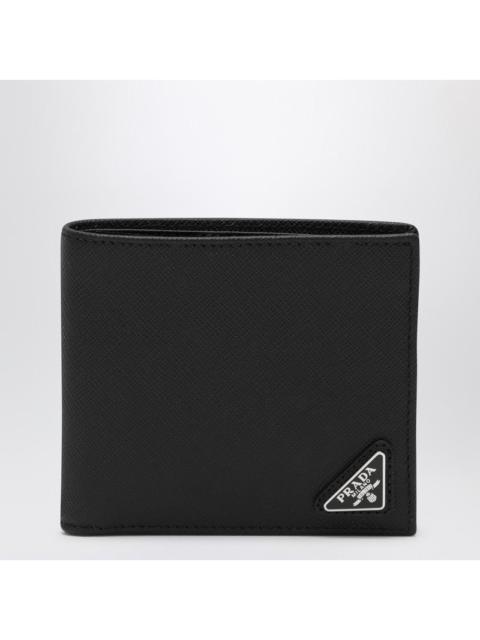 Prada Black Leather Wallet Men