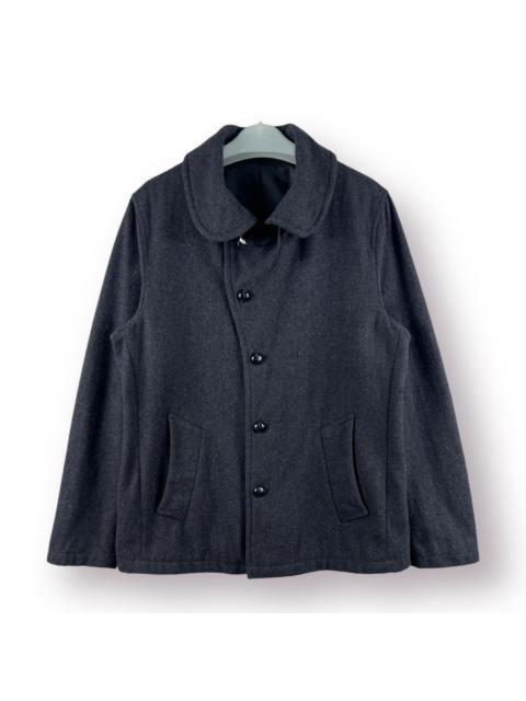 Other Designers Le Grande Bleu (L.G.B.) - 🔥 Black Semantic Design wool Jacket - L