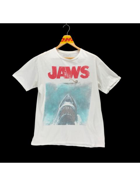 Other Designers Vintage - Jaws Big Graphic Printed White Tee #3211-48