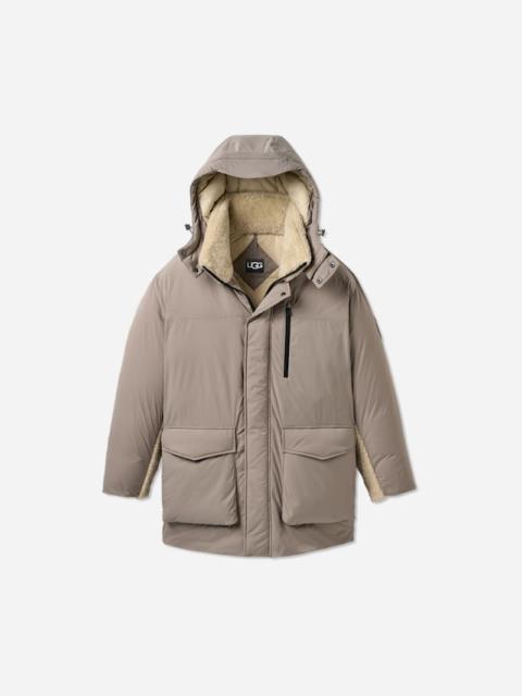 UGG ® Men's Eamon Down Parka Jacket Polyester in Cobble Grey