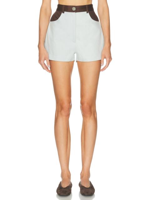 MATTHEW BRUCH High Waist Combo Hot Short