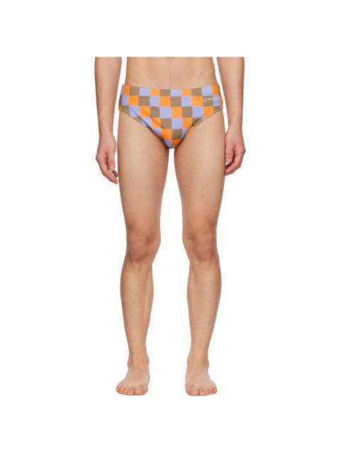 JACQUEMUS Multicolor Le Raphia 'Le Slip De Bain' Swim Briefs
