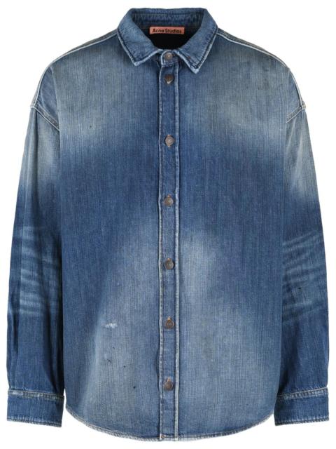 Acne Studios Acne Studios Blue Cotton Shirt