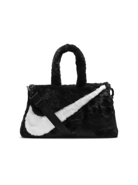 Nike Nike Sportswear Faux Fur 10L Tote Bag Black