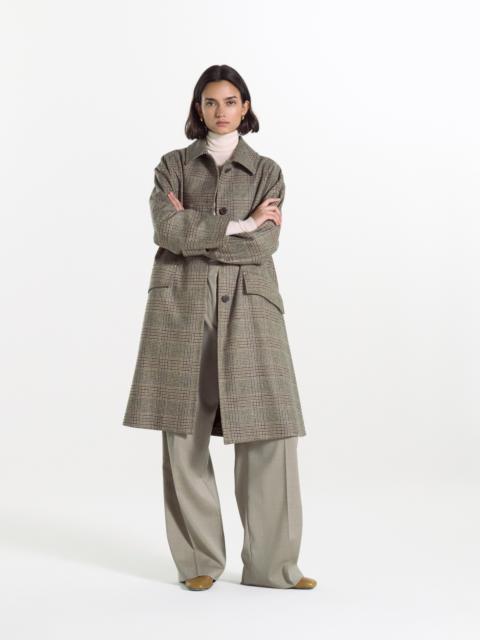 Mackintosh Humbie Slim Long Wool Glencheck Coat