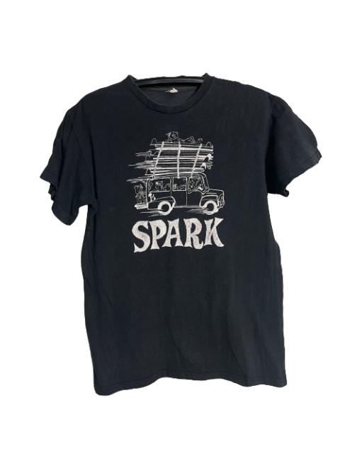 Other Designers Vintage - 🔥RARE🔥Vintage Spark Skateboard Spell Out Logo Shirt