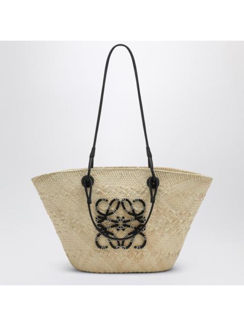 Loewe Loewe Medium Anagram Basket Bag In Natural/Black Women