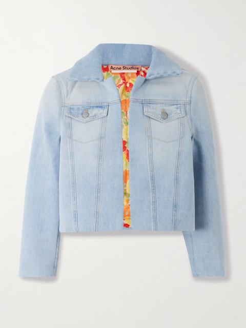 Acne Studios Cropped Denim Jacket