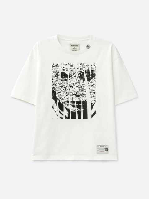 Maison MIHARAYASUHIRO "MASSES X MMY" FACE PRINT T-SHIRT