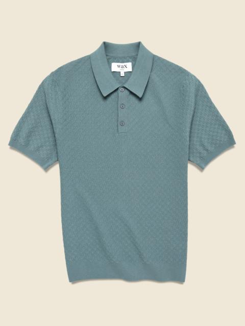 Wax London Naples Polo - Sea Green