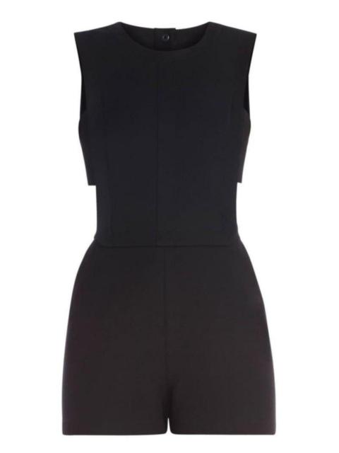 Other Designers BCBGMAXAZRIA - Leni Bib Front Black Romper
