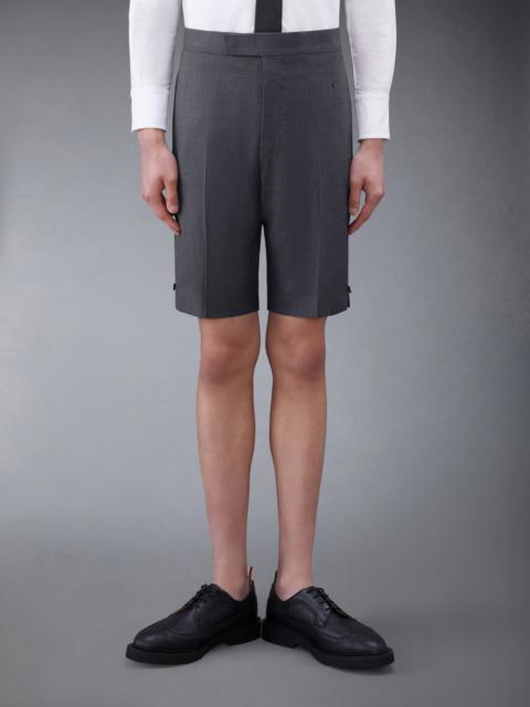 Thom Browne Dark Grey Super 120s Twill Classic Backstrap Short