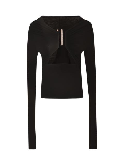 Cut-out Detail Long-sleeved Top