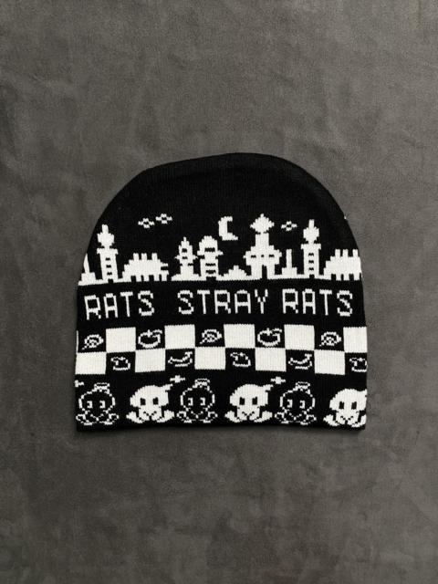 Other Designers Japanese Brand - Rare Stray Rats x Sonic Chao VMU No Cuff White Beanie Hat OS