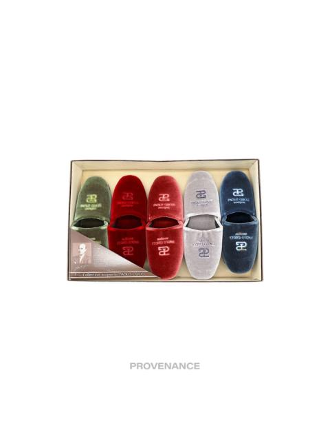 Other Designers Paolo Gucci Logo 5 Slipper Box Set - Multicolor