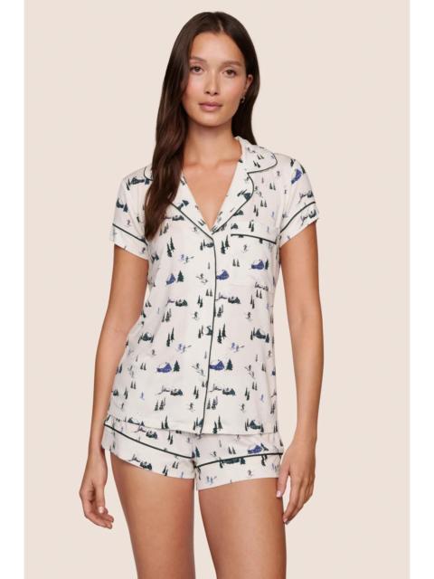 eberjey Gisele Printed TENCEL™ Modal Shortie Short PJ Set