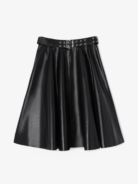 GANNI RECYCLED LEATHER SKIRT