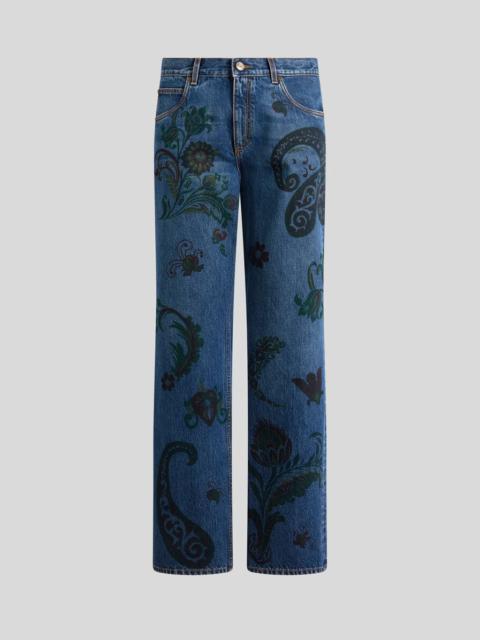 Etro STRAIGHT-LEG JEANS WITH PRINT
