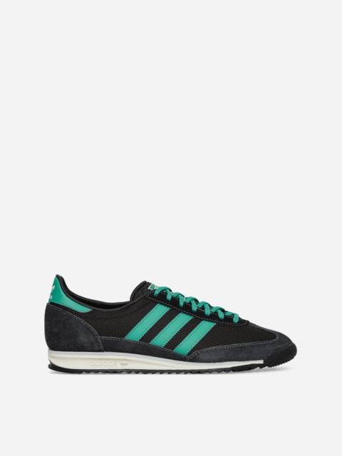 adidas Women's SL 72 Sneakers Core Black / Semi Court Green