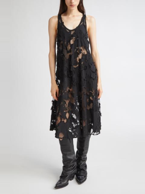 R13 R13 Ripped Tank Dress in Black at Nordstrom
