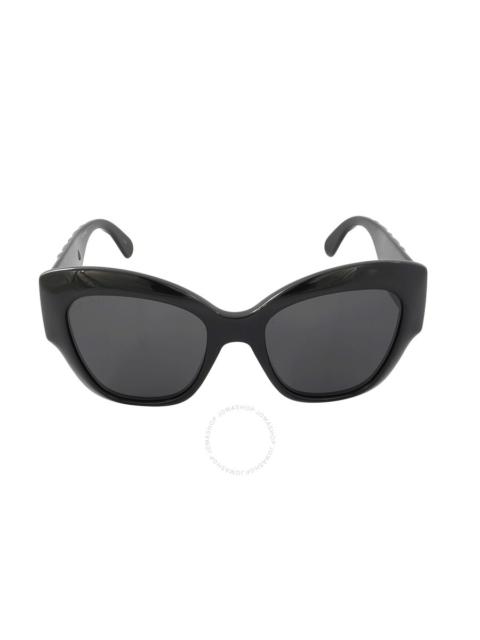 GUCCI Gucci Grey Butterfly Ladies Sunglasses GG0808S 001 53
