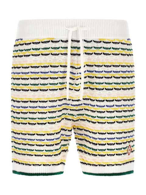 CASABLANCA 'tuck Stitch' Bermuda Shorts