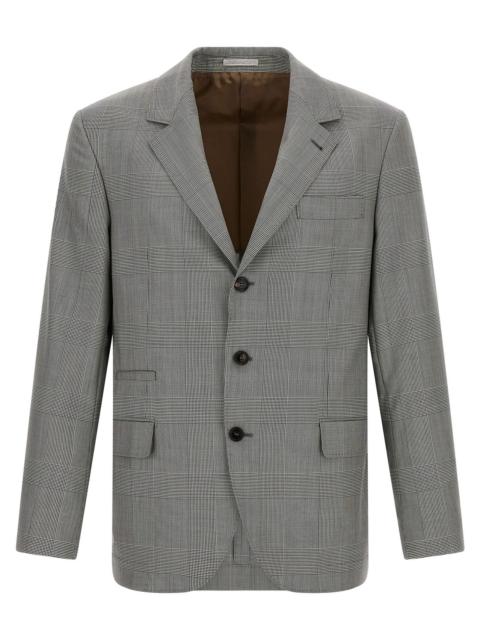 Brunello Cucinelli Brunello Cucinelli Men Prince Of Wales Blazer