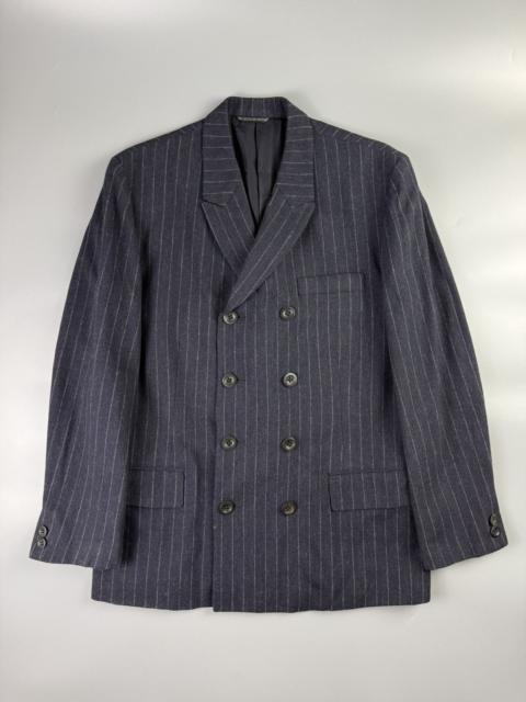 Yohji Yamamoto 1993A/W- Pinstripe Double Breasted Suit Jacket