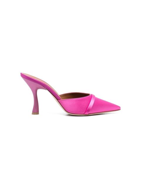 MALONE SOULIERS Joella 90 Satin Heel Mules