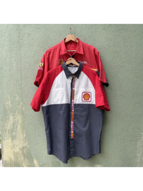 Other Designers Workers - Bundle🔥 Vintage Shell Ferrari Button Ups Shirt