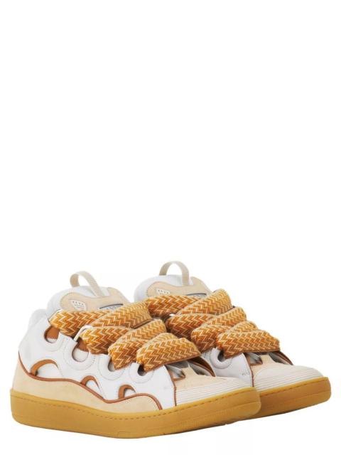 Lanvin Curb Leather Sneakers