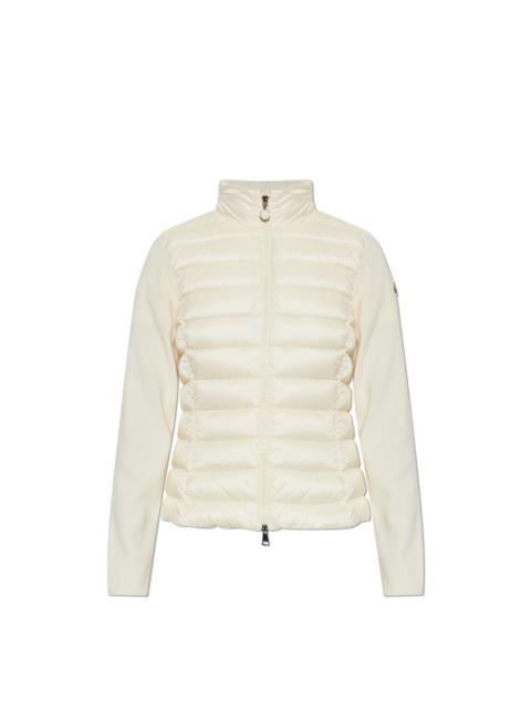 Moncler MONCLER Women's White Down Cardigan New (Women's size:0;)