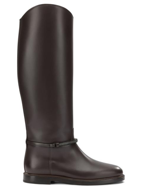 Brunello Cucinelli Brunello Cucinelli Monili Knee-high Boots Brown Women
