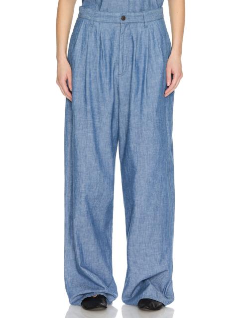 The Row Julip Pants in Silk, Cashmere, and Cotton | REVERSIBLE