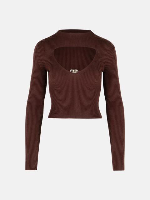 Diesel 'M-OLINA' REDWOOD WOOL SWEATER