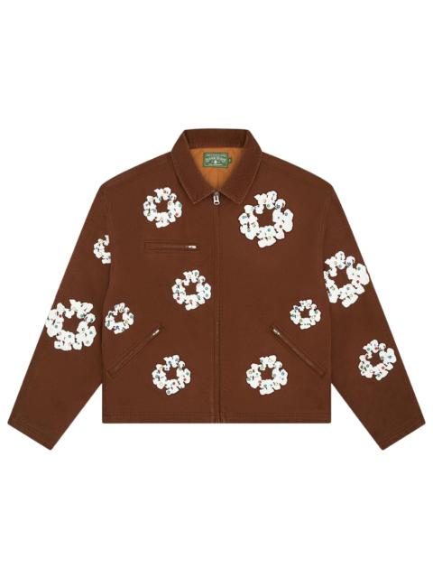 DENIM TEARS Denim Tears Cotton Wreath Canvas Work Jacket 'Brown'