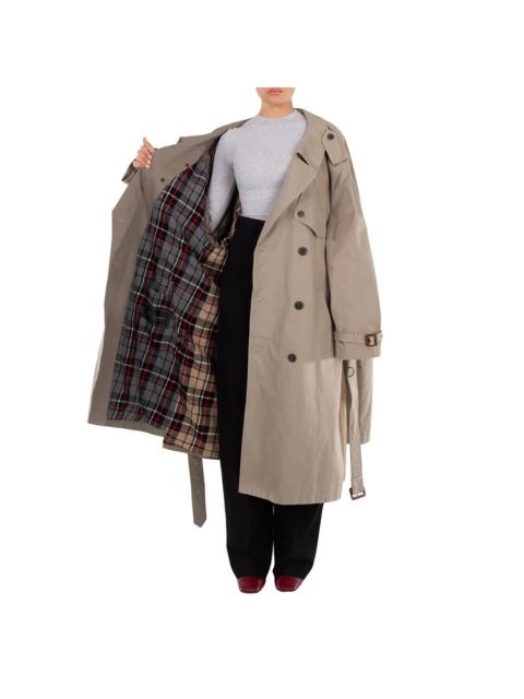 BALENCIAGA Balenciaga Ladies Beige Double Sleeve Trench Coat, Brand Size XX-Small