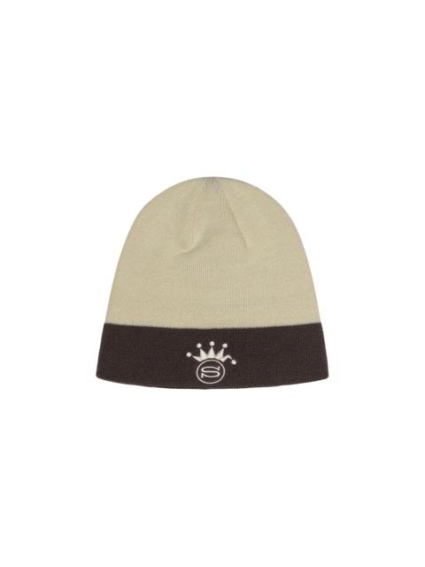 Stussy S Crown Jacquard Skullcap 'Bone'